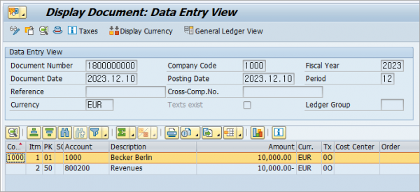 Accounting Document