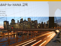 ABAP For HANA 교육 자료입니다.