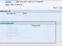 Additional account assignment