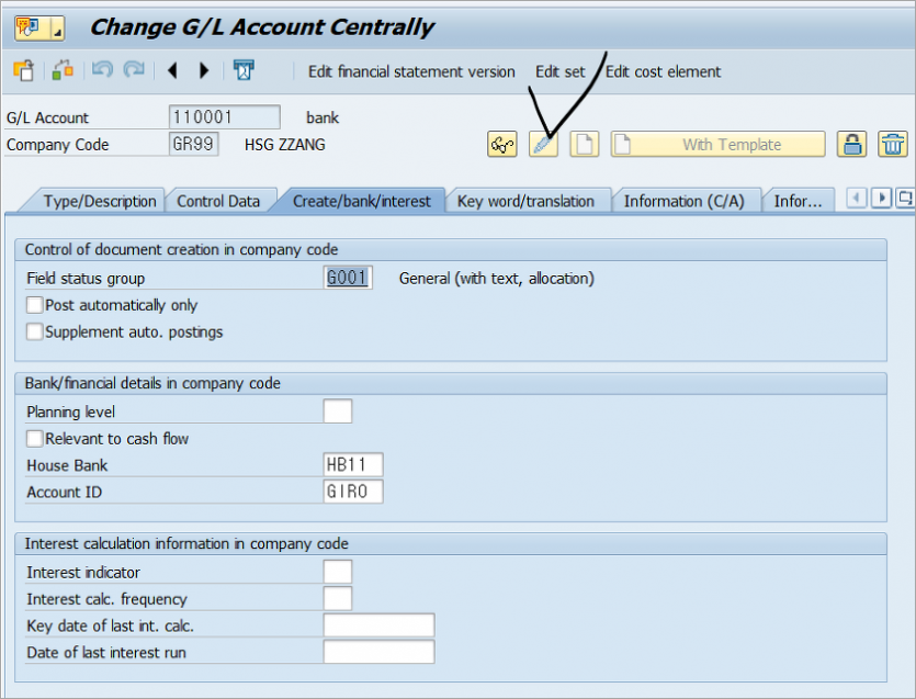 Bank account 관련 질문