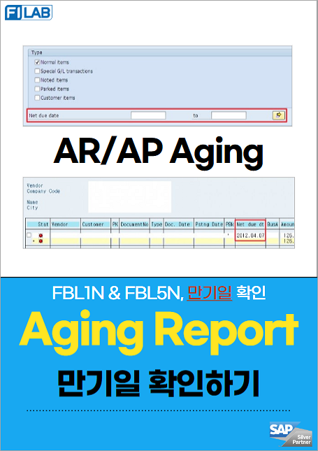 FBL1N 와 FBL5N 에서 Due date 조건 달기